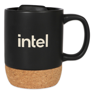 14oz Cork Base Ceramic Mug